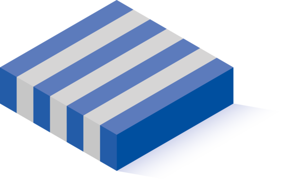 PI Ceramic Composite with 2-2 Arrangement